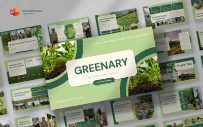 Greenary - Сільське господарство Шаблон Powerpoint