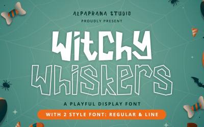 Witchy Whiskers - Lekfullt teckensnitt