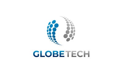 Globe Tech Logo Design Technology Logo
