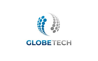 Globe Tech Logo Design Teknik Logotyp