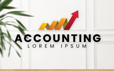 Growing Accounting &amp;amp; Financial Logo Template
