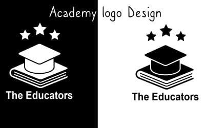 Образовательный логотип для школ и академий