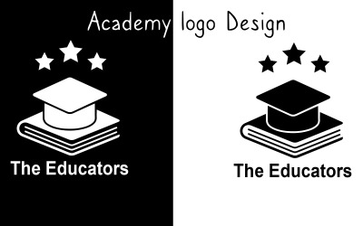 Oktatási logó iskolák és akadémiák számára