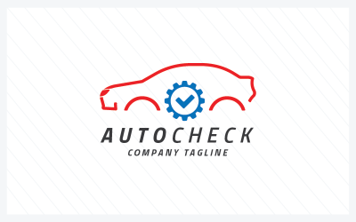 Auto Check Pro-logosjablonen