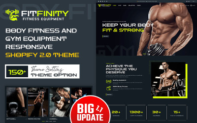 Fitfinity – тема Shopify 2.0 для тренажерного залу та тренажерного залу