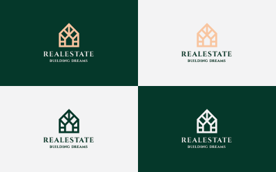 Luxury Life Real Estate Pro-logotypmallar