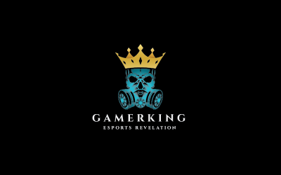 Modelli di logo Gamer King Esport Pro