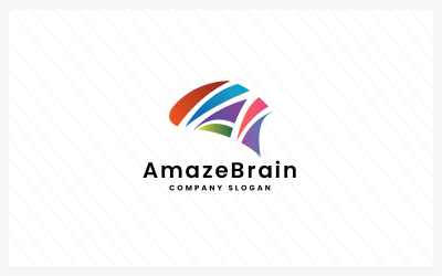 Šablony Amaze Brain Letter A Pro Logo