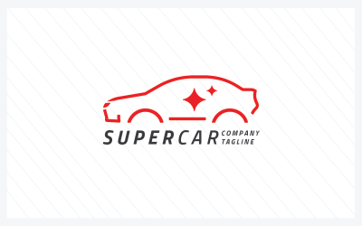 Super Car Pro-Logo-Vorlagen