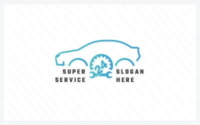 Süper Otomobil Hizmetleri Pro Logo Şablonları