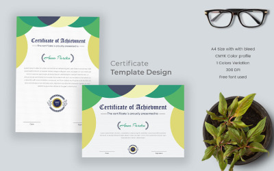 Moderní šablony certifikátů pro profesionály