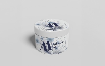 Cosmetic Jar PSD Mockup Template