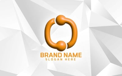 3D Şişirme Yazılımı Marka O logo Tasarımı