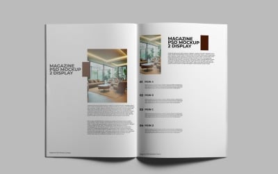 Magazine PSD Mockup Template