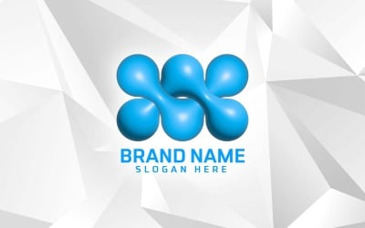 Projektowanie logo marki kreatywnego oprogramowania 3D
