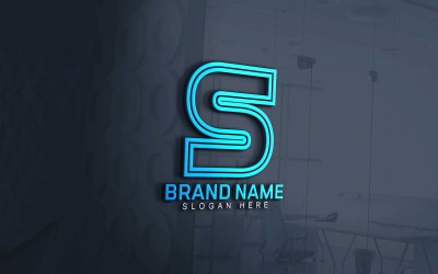 Diseño de logotipo de marca web y aplicación S