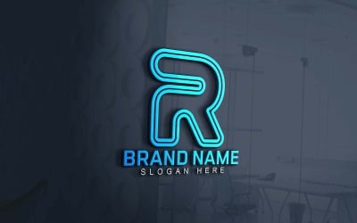 Дизайн логотипу бренду Web And App R