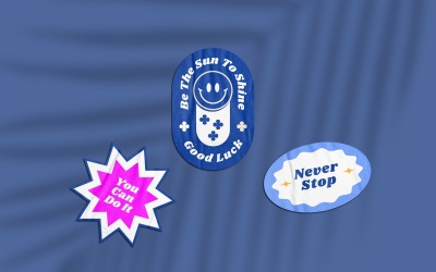 Sticker PSD Mockup Template
