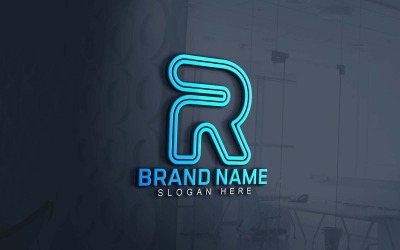 网页和应用程序 R 品牌标志设计