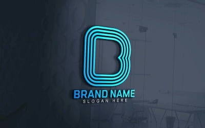 Web And App B Brand Logo Design