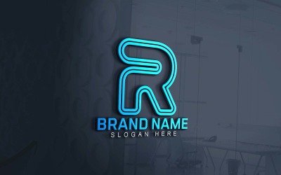 Web And App R Brand  Logo Design