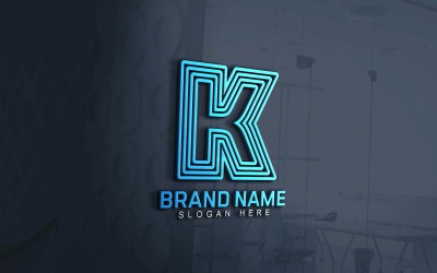 Web és alkalmazás K Logo Design