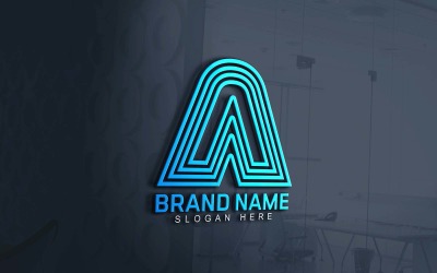Web et application Une conception de logo de marque