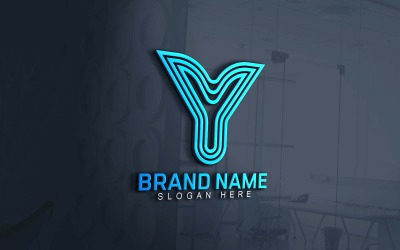 Design do logotipo da marca Web e aplicativo Y