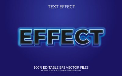 Efekt Vector eps textový efekt design