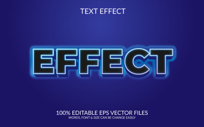Efekt Vector eps textový efekt design