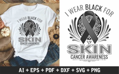 Me visto de negro para concientizar sobre el cáncer de piel