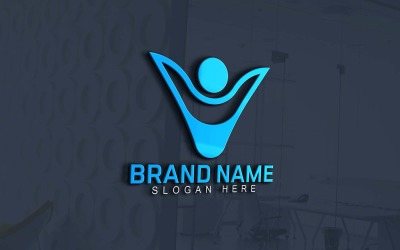 Moderní design loga značky - branding