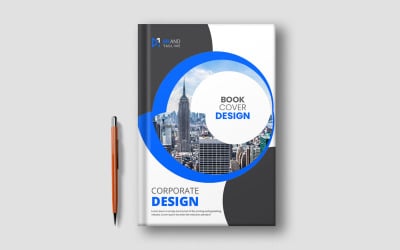 Corporate modern annual report book cover design