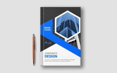 Kreativní a moderní šablona obálky knihy