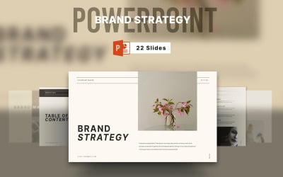 Brand Strategy Presentation Template&#039; Item