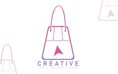 E-Commerce-Logo – Vorlage für einen digitalen Shop