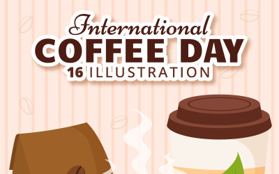 Ilustracja 16 Międzynarodowego Dnia Kawy