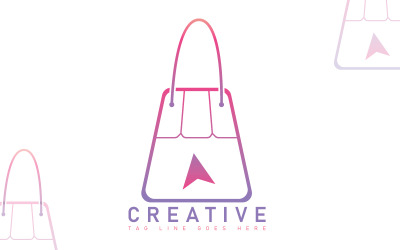 Logo e-commerce - szablon sklepu cyfrowego