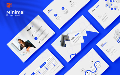 Modello PowerPoint di presentazione minima;