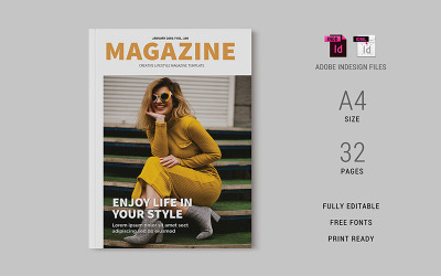 Шаблон журнала «Образ жизни» 07