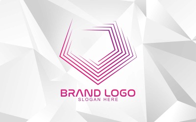Yaratıcı Marka Logo Tasarımı - Pentagon