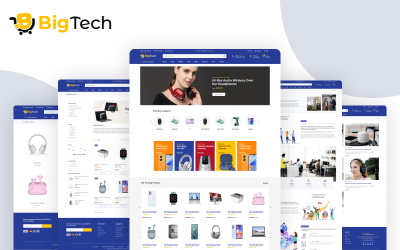 BigTech – Elektronikai e-kereskedelmi HTML-sablon