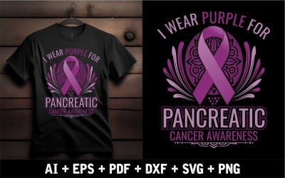 I Wear Purple For Pancreatic Cancer Awareness