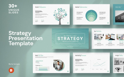 Modèle PowerPoint de marketing