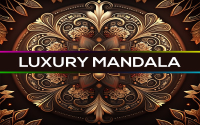 Brown Luxury Mandala Design