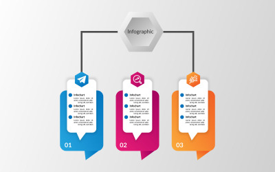 Flussdiagramm für das Design von Infografik-Vorlagen