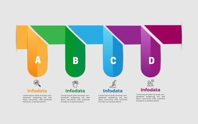 Simple info chart elements template