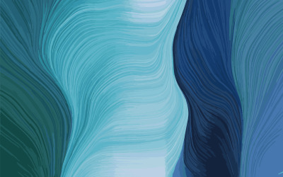 Színes vízszintes banner modern hullámok háttér