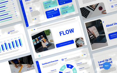 Flow - UI 设计演示主题演讲模板