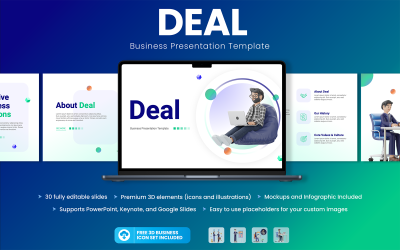 Oferta - Plantilla de diapositivas de Google para presentación empresarial